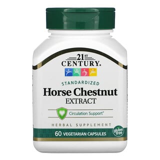 21st Century, Horse Chestnut Extract, Standardized, 60 Vegetarian Capsules