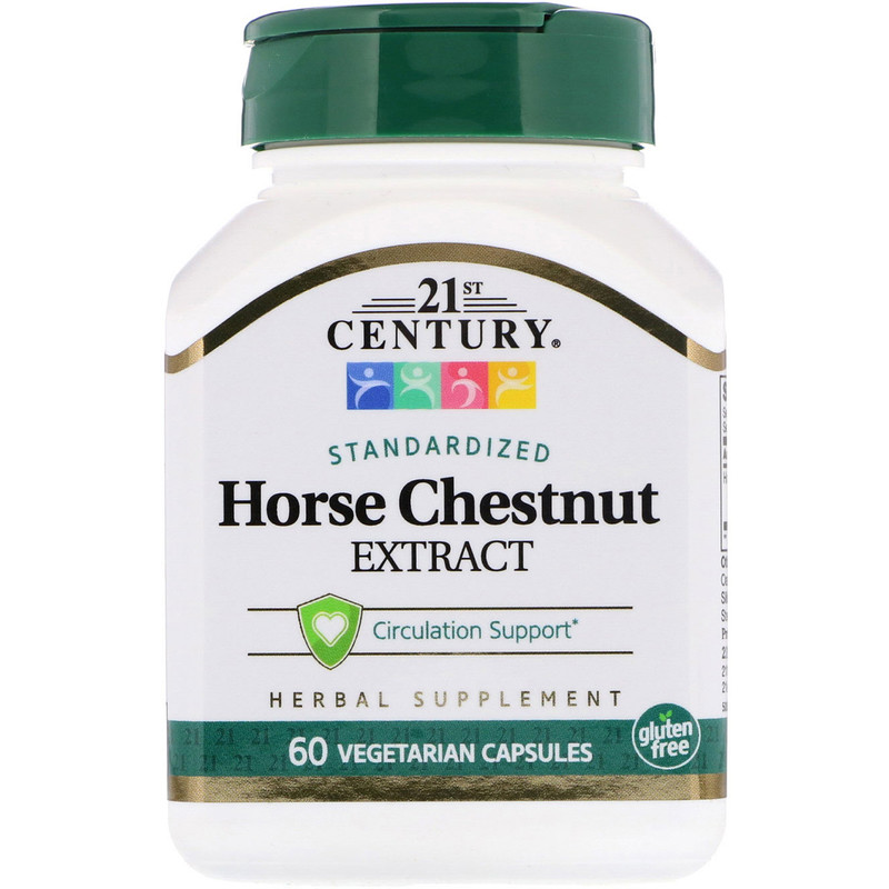 21st Century, Horse Chestnut Extract, Standardized, 60 Vegetarian