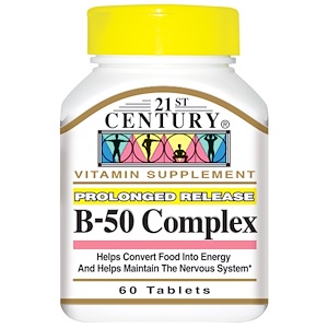 21st Century, Комплекс B-50, 60 таблеток