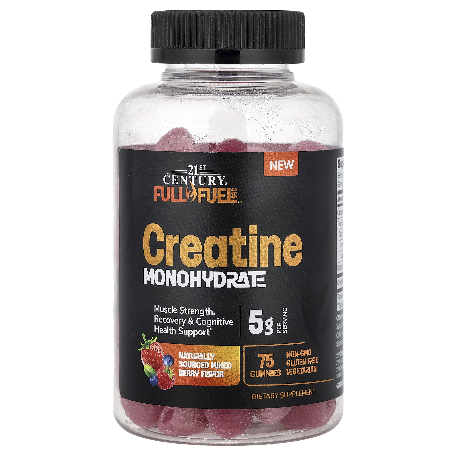 Full Fuel 365 Creatine Monohydrate Gummies Mixed Berry 75 Gummies 1 g per 3190₽