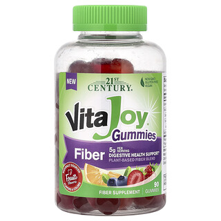 21st Century, VitaJoy® Gummies, Vezels, Fruit, 90 Gummies