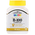 21st Century, B-100 Complex, Prolonged Release, 60 Tablets - IHerb.com