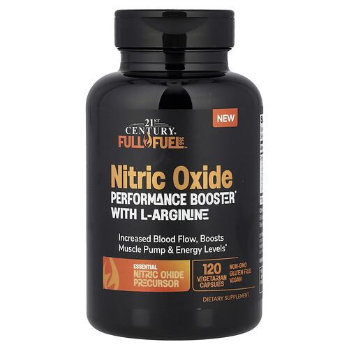 21st Century, Nitric Oxide, Stickoxid, 120 pflanzliche Kapseln