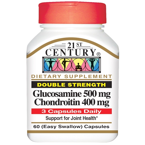 21st Century, Glucosamine 500 mg Chondroitin 400 mg, Double Strength