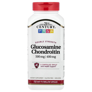 21st Century, Glucosamina condroitina, 150 capsule facili da ingerire