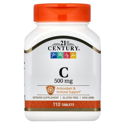Product Image for 21st Century, Vitamin C, 500 mg, 110 Tablets