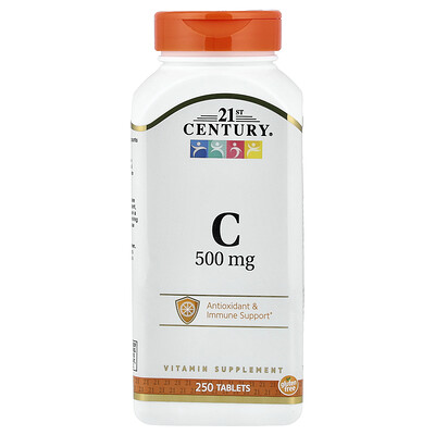 Product Image for 21st Century, Vitamin C, 500 mg, 250 Tablets