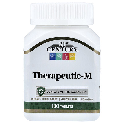 Product Image for 21st Century, Therapeutic-M, 130 Tablets