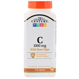 Отзывы о 21st Century, Vitamin C, with Rose Hips, 1000 mg, 110 Tablets