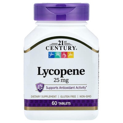 Product Image for 21st Century, Lycopene, 25 mg, 60 Tablets
