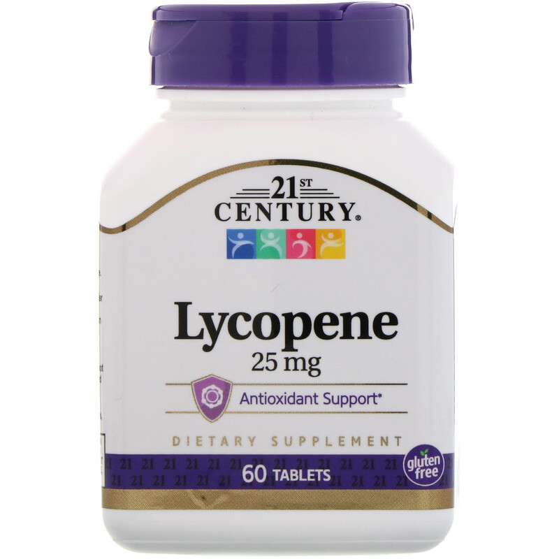 21st Century, Lycopene, 25 mg, 60 Tablets iHerb