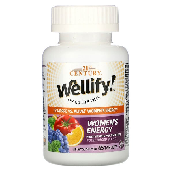 21st Century, Wellify! 女性能量，多维生素多矿物质，65 片