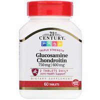 Glucosamine / Chondroitin, Triple Strength, 60 Tablets - изображение