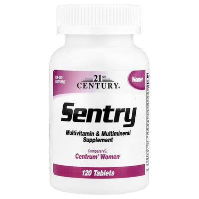 Product Image for 21st Century, Sentry Women, Multivitamin & Multimineral Supplement, 120 Tablets
