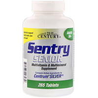 Sentry Senior, мультивитаминная и минеральная добавка, для взрослых 50+, 265 таблеток - изображение