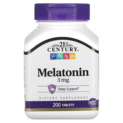 

21st Century Melatonin 3 mg 200 Tablets