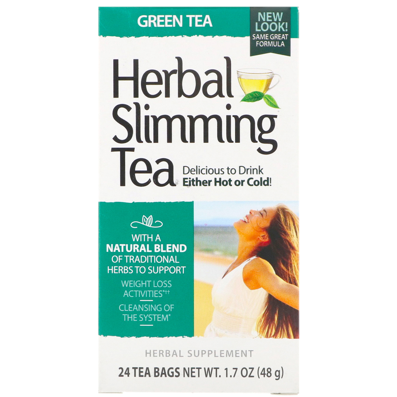 21st Century Herbal Slimming Tea Green Tea Caffeine Free 24 Tea Bags 1 6 Oz 45 G Iherb,How To Change A Light Socket In A Ceiling Fan