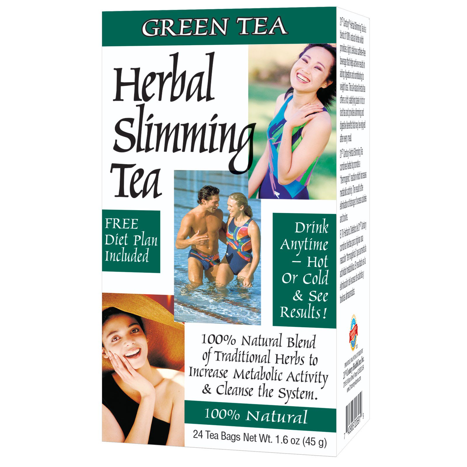 21st century herbal slimming tea green tea