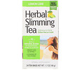 Herbal Slimming Tea, Lemon-Lime, Caffeine Free, 24 Tea Bags, 1.7 oz (48 g)
