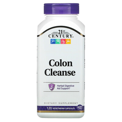 

21st Century Colon Cleanse, 120 вегетарианских капсул