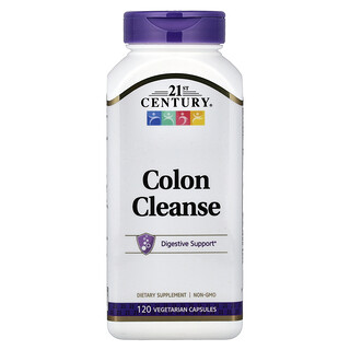21st Century, Colon Cleanse, 120 gélules végétariennes