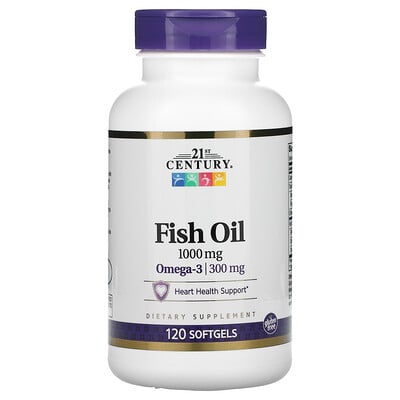 

21st Century Fish Oil 1 000 mg 120 Softgels