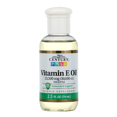 21st Century Vitamin E Oil, 13,500 mg (30,000 IU), 2.5 fl oz (74 ml)