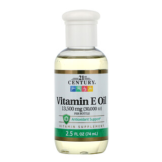 21st Century, 비타민E 오일, 13,500 mg (30,000 IU), 2.5 fl oz (74 ml)