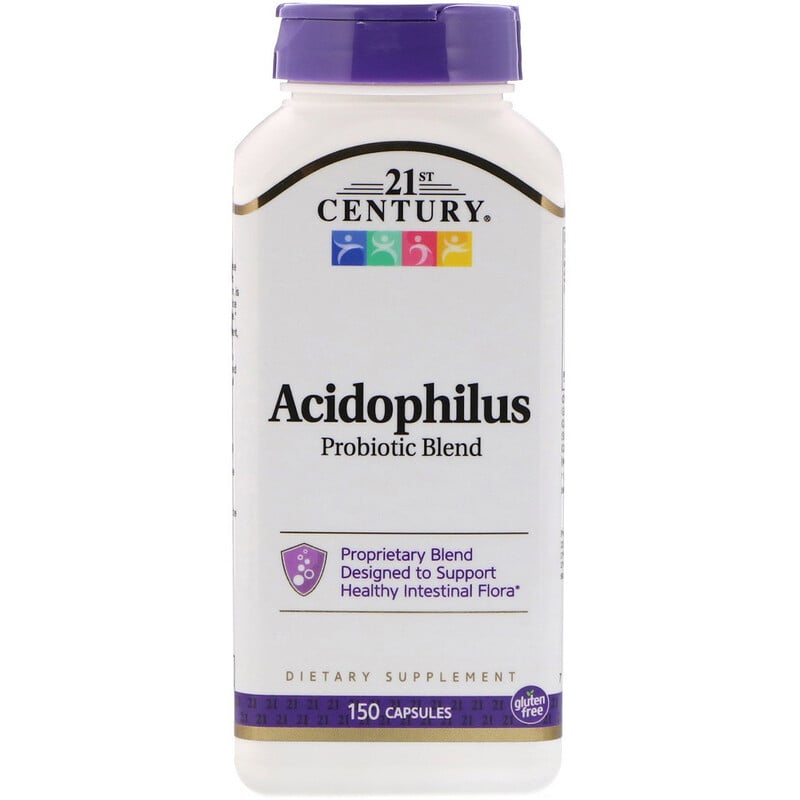 21st Century, Acidophilus Probiotic Blend, 150 Capsules - iHerb