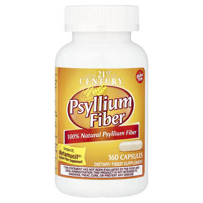 Product Image for 21st Century, Psyllium Fiber, 160 Capsules