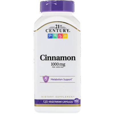 Cinnamon, 1,000 mg, 120 Vegetarian Capsules true cinnamon ceylon 120 vegetarian capsules