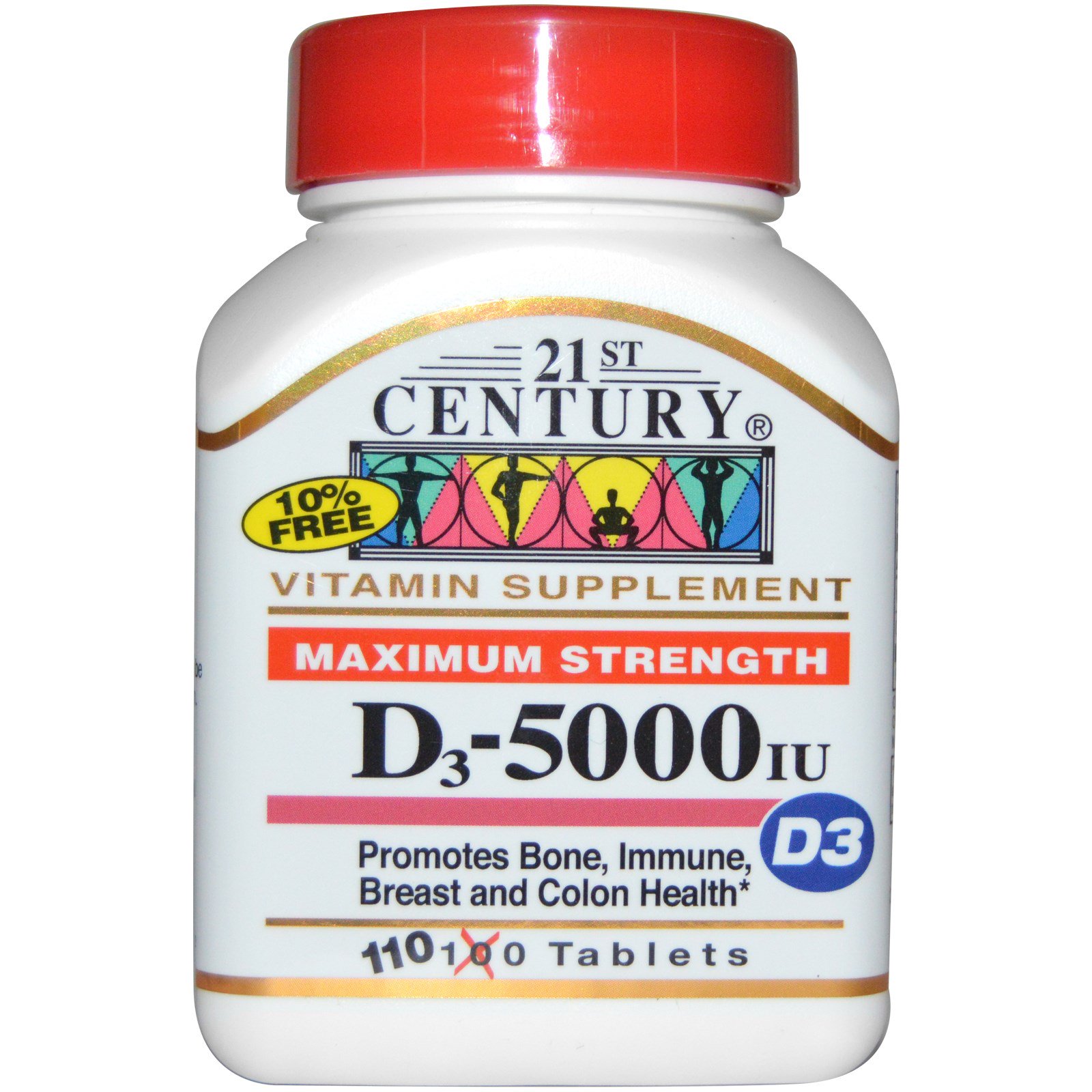 21st Century, Супер сила D3-5000, 110 таблеток