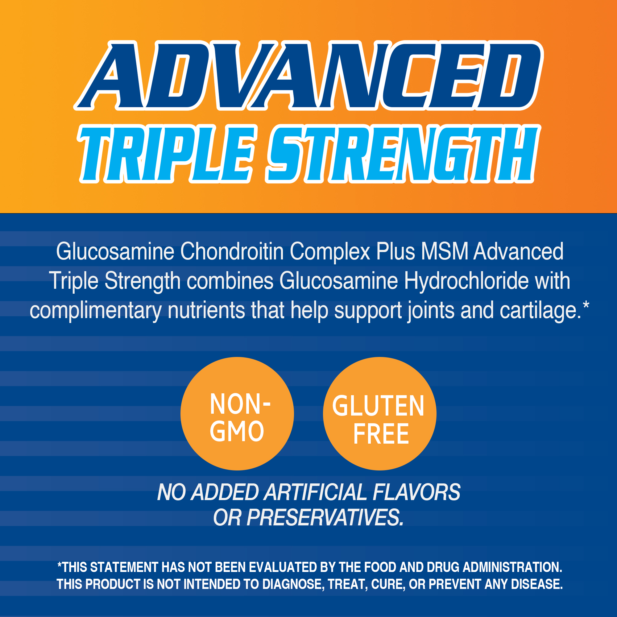 21st Century, Glucosamine Chondroitin Complex Plus MSM, Advanced Triple