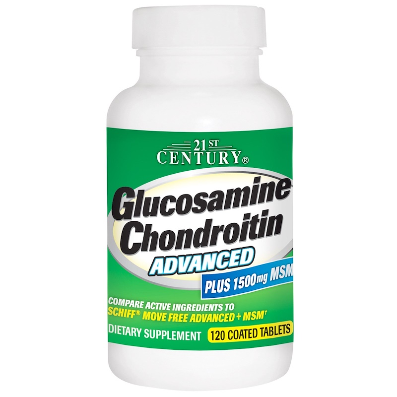 21st Century, Glucosamine Chondroitin Advanced, 120 Coated Tablets