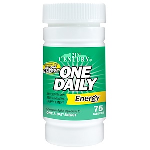 21st Century, Ежедневная энергия, 75 таблеток