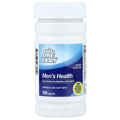 21st Century, One Daily, Salud Para Hombres, 100 Tabletas
