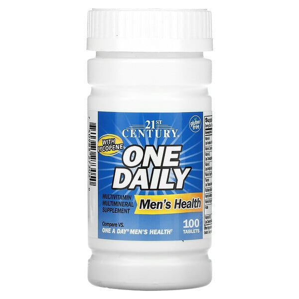 21st Century, One Daily, для мужского здоровья, 100 таблеток