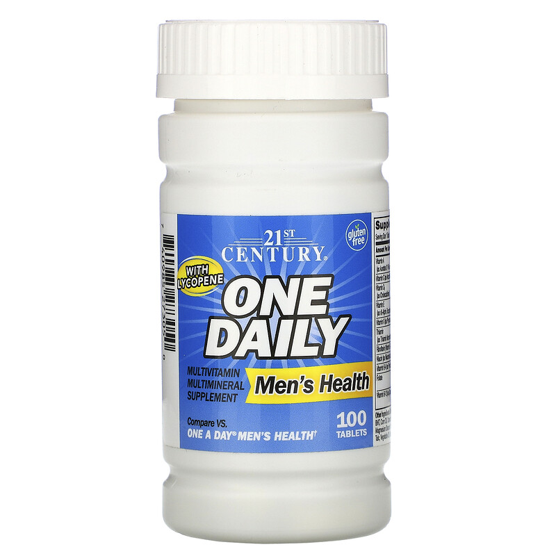 21st Century, One Daily, Men's Health, 100 Tablets iHerb