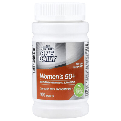 Product Image for 21st Century, One Daily, Women's 50+, 100 Tablets