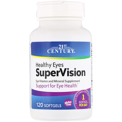 

Healthy Eyes (здоровые глаза) SuperVision, 120 желатиновых капсул