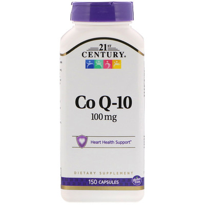 21st Century 輔酶Q10膠囊, 100 毫克, 150粒