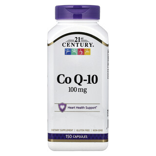 21st Century, CoQ10, 100 mg, 150 Capsules