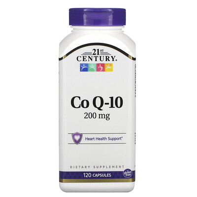21st Century Коэнзим Q10, 200 мг, 120 капсул
