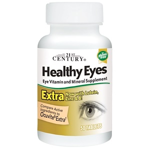 21st Century, Healthy Eyes(здоровые глаза) экстра, 50 таблеток