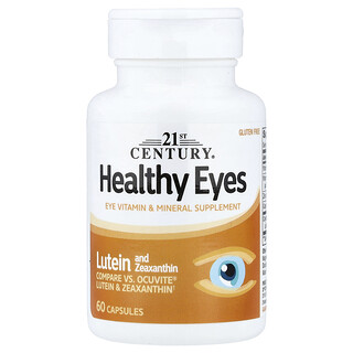 21st Century, Healthy Eyes, лютеин и зеаксантин, 60 капсул