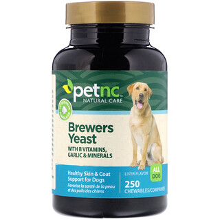 petnc NATURAL CARE, Brewers Yeast, Liver Flavor, 250 Chewables