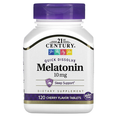 

21st Century Quick Dissolve Melatonin Cherry 10 mg 120 Tablets