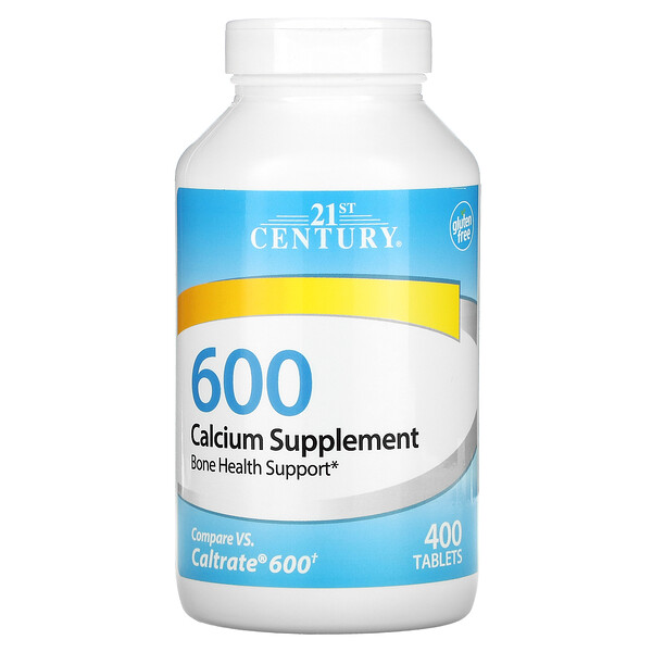 Calcium Supplement 600, 400 Tablets