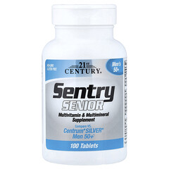 Sentry Senior, добавка з мультивітамінами та мікроелементами для чоловіків старше 50 років, 100 таблеток