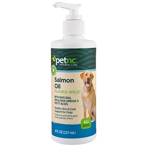 Pet Natural Care, Alaska Wild Salmon Oil, For Dogs, 8 fl oz (237 ml) отзывы, применение, состав, цена, купить